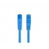 LANBERG Netzwerkkabel Cat6a RJ-45 auf RJ-45 S/FTP LSZH, 1 m, Blau