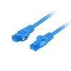 LANBERG Netzwerkkabel Cat6a RJ-45 auf RJ-45 S/FTP LSZH, 1 m, Blau