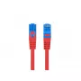 LANBERG RJ-45 Cat6a Patchkabel PCF6A-10CC-0100-R, 1 m, S/FTP, CCA, LSZH, rot