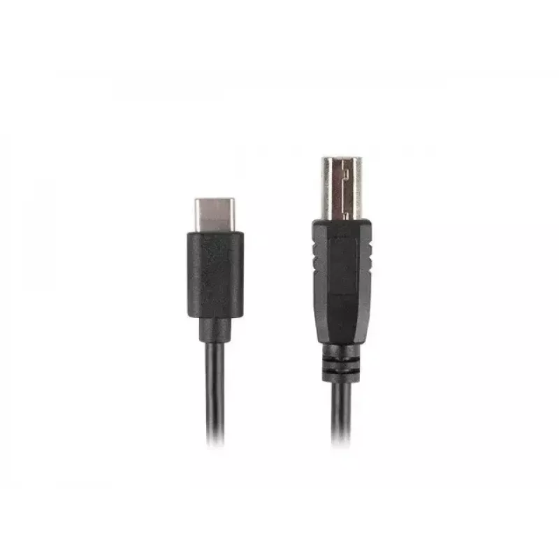 USB 2.0 Kabel LANBERG CA-USBA-13CC-0030-BK — USB B auf USB C, 3 m, schwarz