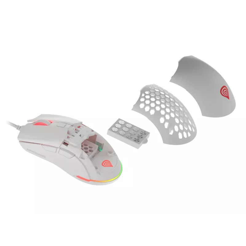 GENESIS Krypton 750 Maus Gaming Rechtshänder USB Typ-A Optisch 2000 DPI