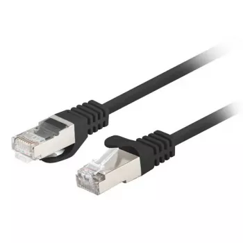 Netzwerkkabel Lanberg PCF6-20CC-0025-BK RJ-45 Cat6 0,25 m Schwarz