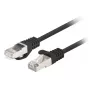 Netzwerkkabel Lanberg PCF6-20CC-0025-BK RJ-45 Cat6 0,25 m Schwarz