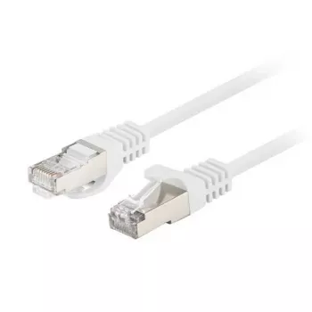 Ethernet-Patchkabel LANBERG PCF6-20CC-0100-W Cat6 U/UTP 1 m, CCA-Leiter, 250 MHz, weiß