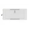 Wandmontierbarer 19-Zoll-4U-Netzwerkschrank LANBERG WAFA-5604-10S, 600 mm Tiefe, grau, Glastür (gefaltet)