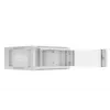 Wandmontierbarer 19-Zoll-4U-Netzwerkschrank LANBERG WAFA-5604-10S, 600 mm Tiefe, grau, Glastür (gefaltet)