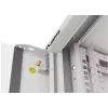 Wandmontierbarer 19-Zoll-4U-Netzwerkschrank LANBERG WAFA-5604-10S, 600 mm Tiefe, grau, Glastür (gefaltet)