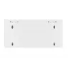 Wandmontierbarer 19-Zoll-4U-Netzwerkschrank LANBERG WAFA-5604-10S, 600 mm Tiefe, grau, Glastür (gefaltet)