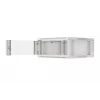 Wandmontierbarer 19-Zoll-4U-Netzwerkschrank LANBERG WAFA-5604-10S, 600 mm Tiefe, grau, Glastür (gefaltet)
