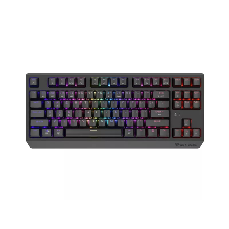 GENESIS Thor 230 TKL Tastatur Gaming USB + RF Wireless + Bluetooth QWERTZ Schwarz