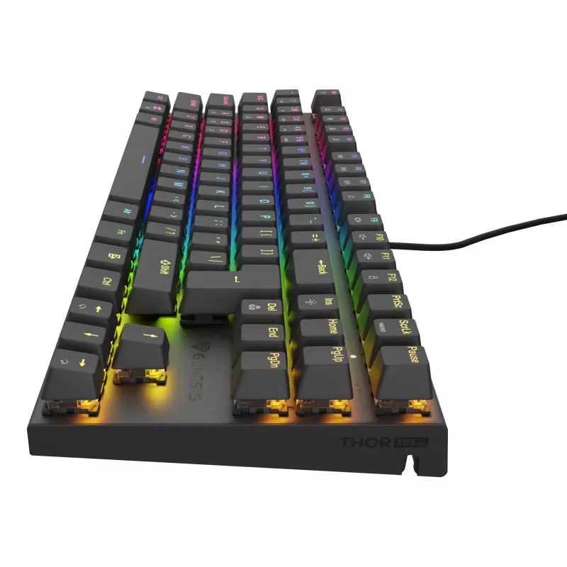 GENESIS Thor 303 TKL Tastatur Gaming USB QWERTY US English Schwarz