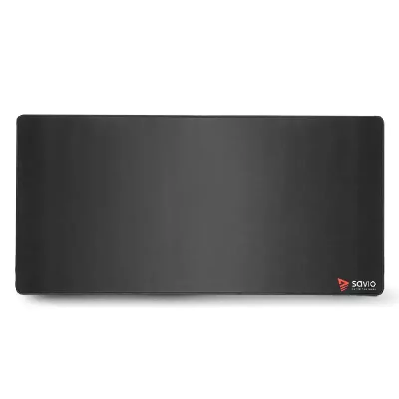 Mauspad SAVIO Schwarz Edition Turbo Dynamic XXL 1000×500×3 mm, Stoffoberfläche, genähte Kanten, rutschfeste Gummiunterlage