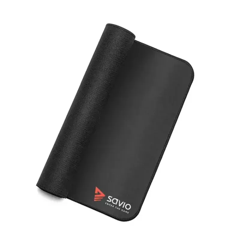 Mauspad SAVIO Schwarz Edition Turbo Dynamic XXL 1000×500×3 mm, Stoffoberfläche, genähte Kanten, rutschfeste Gummiunterlage