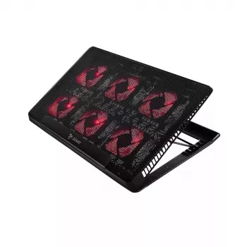 Laptop-Kühlpad SAVIO COS-01 mit 6 beleuchteten Lüftern 2000 U/min, USB 2.0, für bis zu 17,3-Zoll-Bildschirme