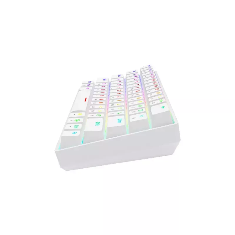Savio WHITEOUT X2 RED Gaming-Tastatur USB QWERTY Mechanisch 61 Tasten