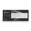 Savio WHITEOUT X2 RED Gaming-Tastatur USB QWERTY Mechanisch 61 Tasten