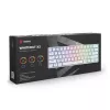 Savio WHITEOUT X2 RED Gaming-Tastatur USB QWERTY Mechanisch 61 Tasten