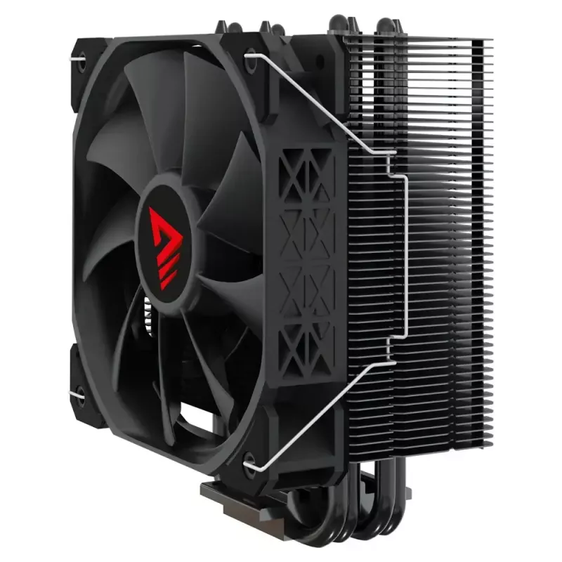 CPU-Luftkühler SAVIO Vortex X2 Schwarz – 120-mm-Lüfter, Höhe 157 mm, PWM, kompatibel mit LGA 2066