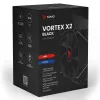 CPU-Luftkühler SAVIO Vortex X2 Schwarz – 120-mm-Lüfter, Höhe 157 mm, PWM, kompatibel mit LGA 2066