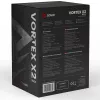 CPU-Luftkühler SAVIO Vortex X2 Schwarz – 120-mm-Lüfter, Höhe 157 mm, PWM, kompatibel mit LGA 2066
