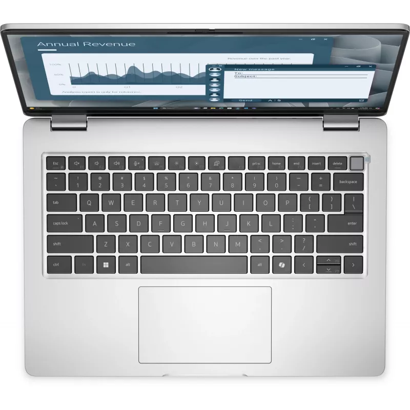 Laptop Dell Pro 14 PC14255 — AMD Ryzen AI 7 PRO 350, 14 Zoll (1920×1200) Full HD+, 16GB DDR5, 1TB SSD, Windows 11 Pro, Platinum