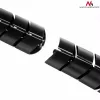 Kabelorganizer MACLEAN MC-768B — schwarze, schreibtischmontierte Kabelmanagement-Wanne
