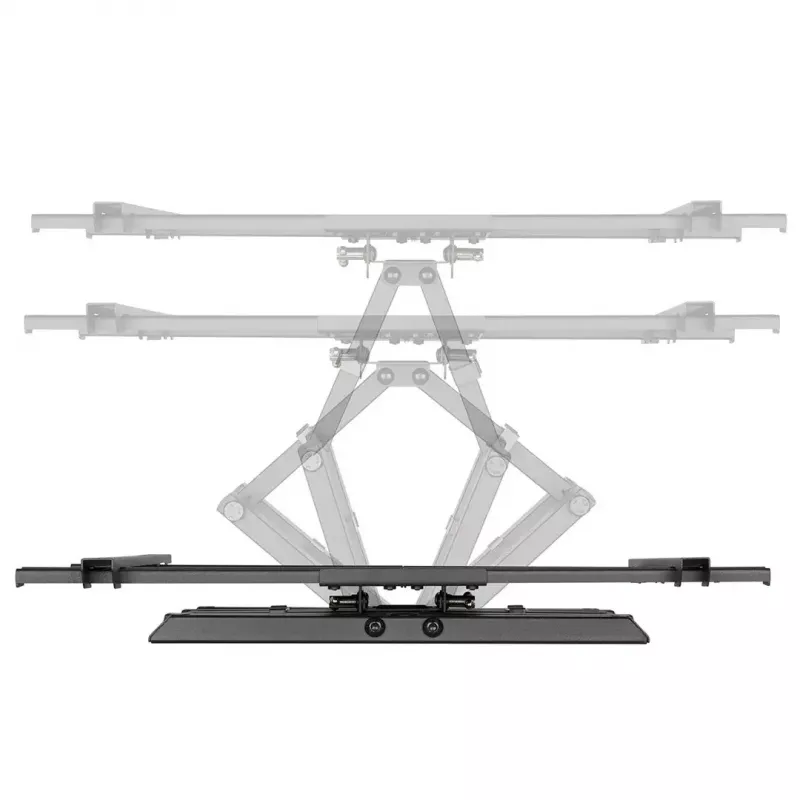 Wand-TV-Halterung MACLEAN MC-881 für 37–85 Zoll Fernseher, VESA bis 600x400, Belastung 60 kg, schwarz