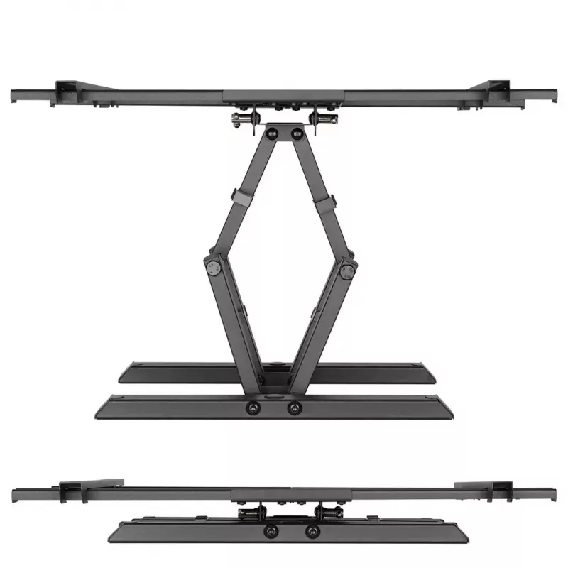 Wand-TV-Halterung MACLEAN MC-881 für 37–85 Zoll Fernseher, VESA bis 600x400, Belastung 60 kg, schwarz