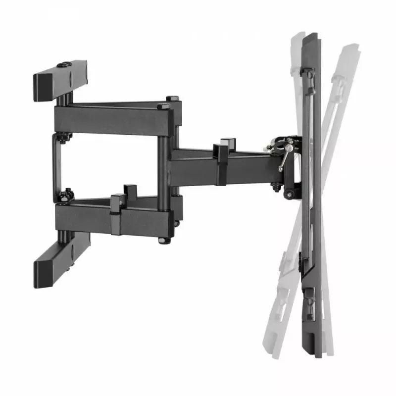 Wand-TV-Halterung MACLEAN MC-881 für 37–85 Zoll Fernseher, VESA bis 600x400, Belastung 60 kg, schwarz