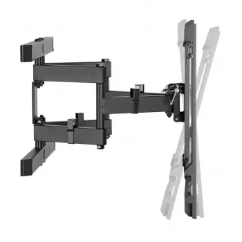 Wand-TV-Halterung MACLEAN MC-881 für 37–85 Zoll Fernseher, VESA bis 600x400, Belastung 60 kg, schwarz