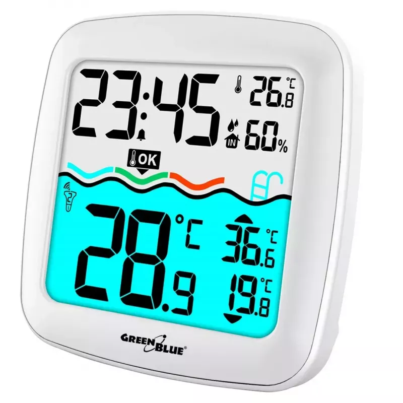 Kabelloser Pool-Temperatursensor GreenBlue GB216 IPX7 wasserdicht, Modell GB216