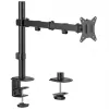 Monitor-Tischhalterung MACLEAN MC-753N für 17–32 Zoll Bildschirme, VESA 75x75 / 100x100, max. 9 kg, Neigung ±45°, Schwenkung ±180°, höhenverstellbar
