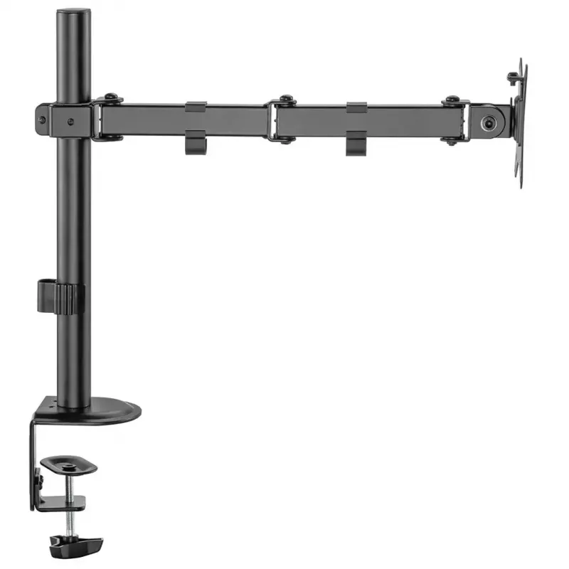 Monitor-Tischhalterung MACLEAN MC-753N für 17–32 Zoll Bildschirme, VESA 75x75 / 100x100, max. 9 kg, Neigung ±45°, Schwenkung ±180°, höhenverstellbar