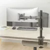 Monitor-Tischhalterung MACLEAN MC-753N für 17–32 Zoll Bildschirme, VESA 75x75 / 100x100, max. 9 kg, Neigung ±45°, Schwenkung ±180°, höhenverstellbar