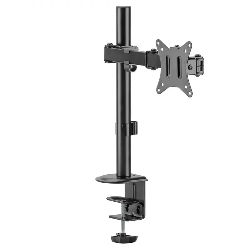 Monitor-Tischhalterung MACLEAN MC-753N für 17–32 Zoll Bildschirme, VESA 75x75 / 100x100, max. 9 kg, Neigung ±45°, Schwenkung ±180°, höhenverstellbar