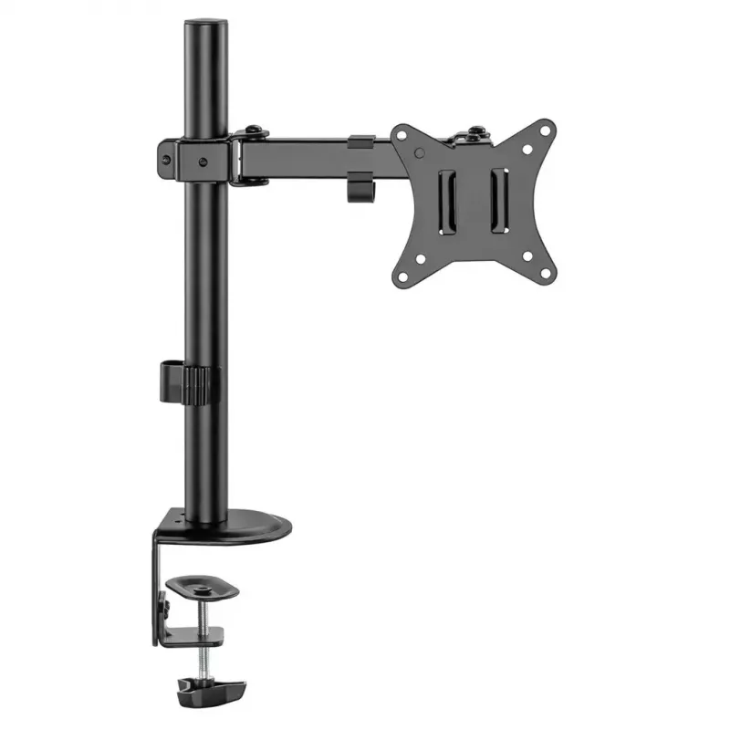 Monitor-Tischhalterung MACLEAN MC-753N für 17–32 Zoll Bildschirme, VESA 75x75 / 100x100, max. 9 kg, Neigung ±45°, Schwenkung ±180°, höhenverstellbar