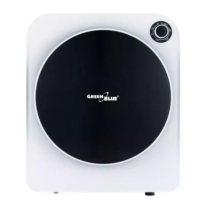 Elektrischer Wäschetrockner GreenBlue GB410 — 3 kg Kapazität, 830 W, Abluft, 5 Trockenprogramme, Energieeffizienzklasse C