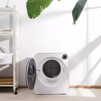 Elektrischer Wäschetrockner GreenBlue GB410 — 3 kg Kapazität, 830 W, Abluft, 5 Trockenprogramme, Energieeffizienzklasse C