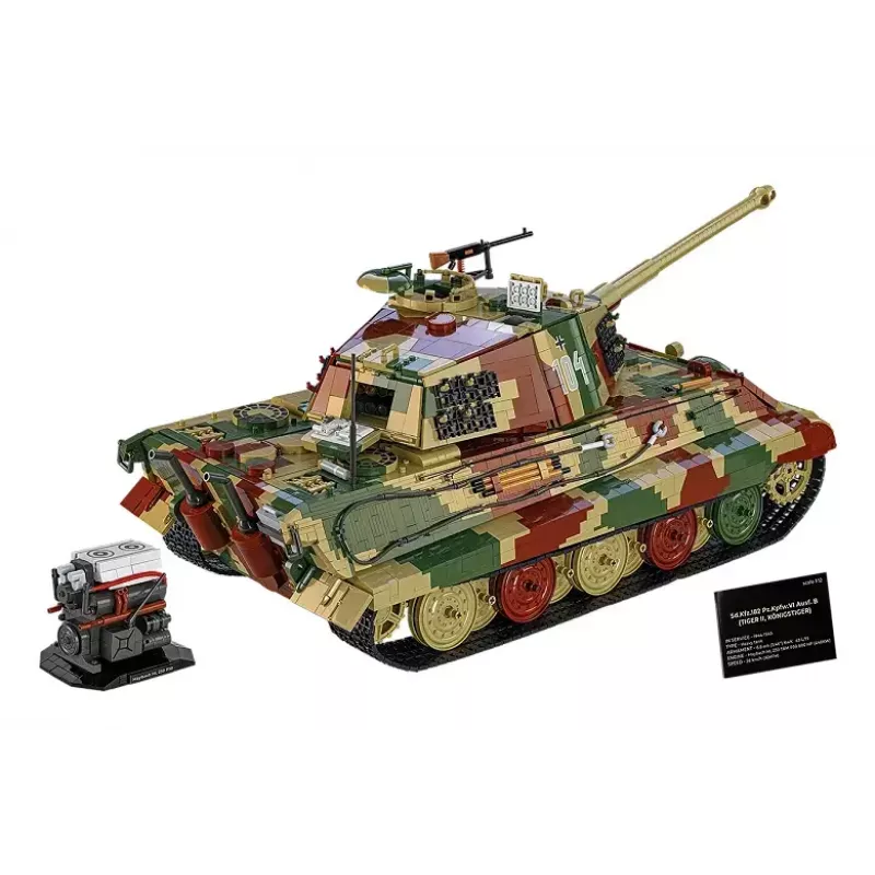 Konstruktionsspielzeug-Panzer Cobi Tiger II Königstiger Maßstab 1:12 Modell