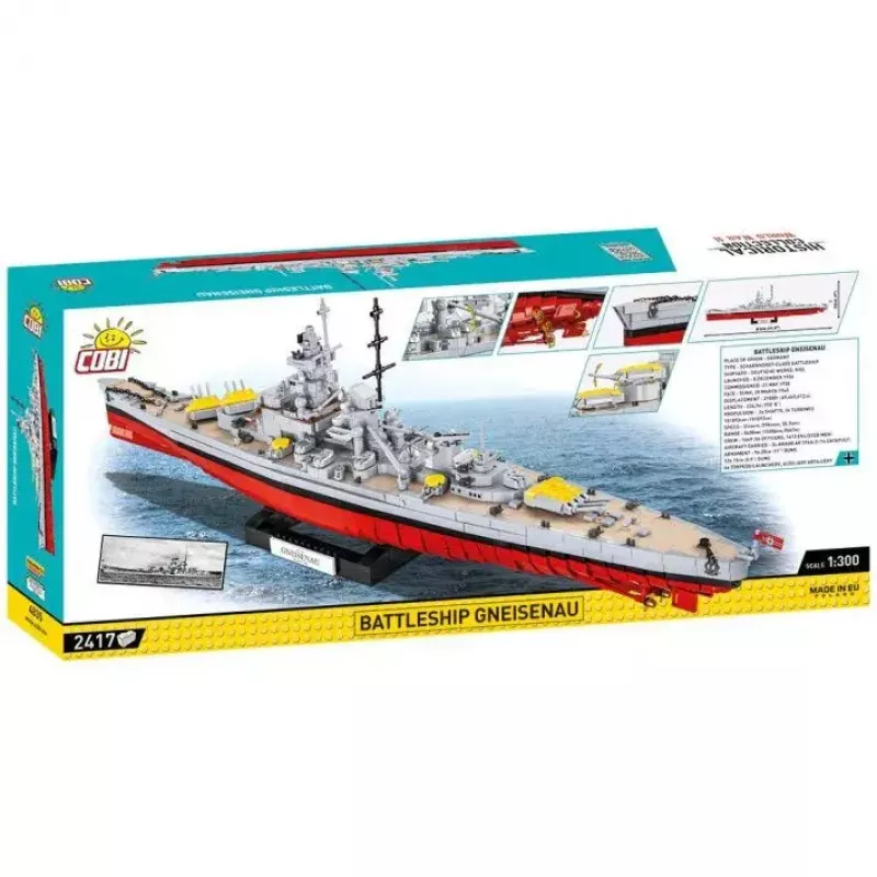 Bausatz COBI Schlachtschiff Gneisenau 2417 Teile