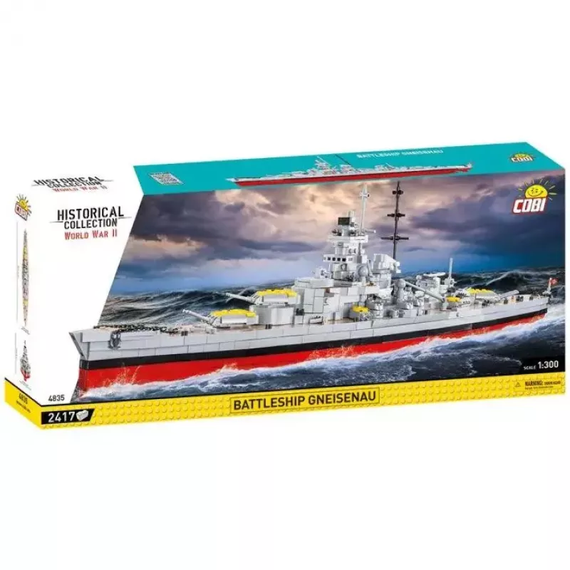 Bausatz COBI Schlachtschiff Gneisenau 2417 Teile