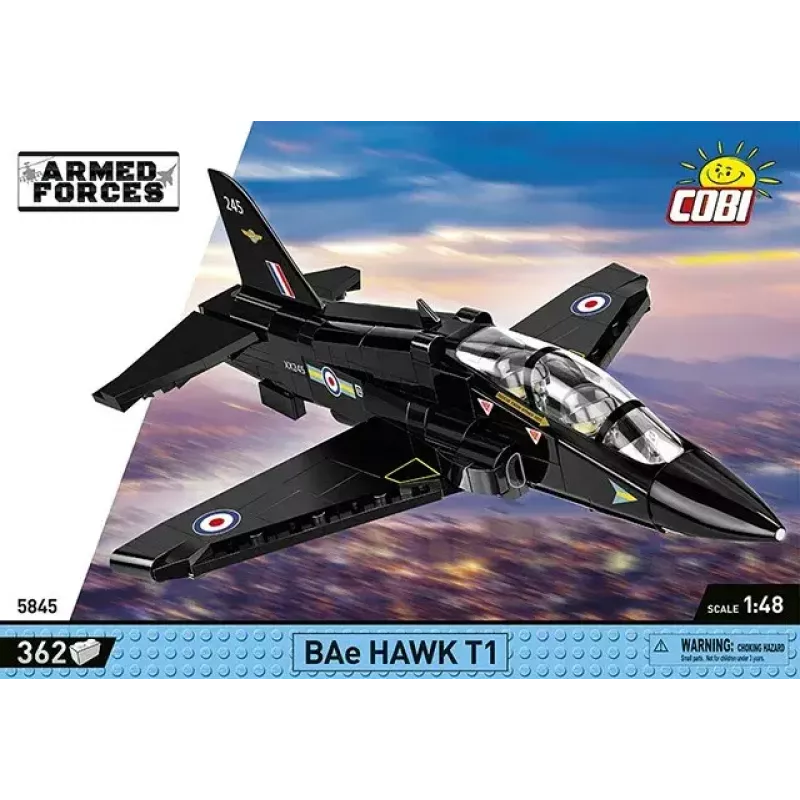 Konstruktionsspielzeug Cobi BAe Hawk T1 Modellbausatz 5845 Teile von Cobi