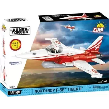 Konstruktionsspielzeug Cobi Northrop F-5E Tiger II Modell 5857 Bausteinset