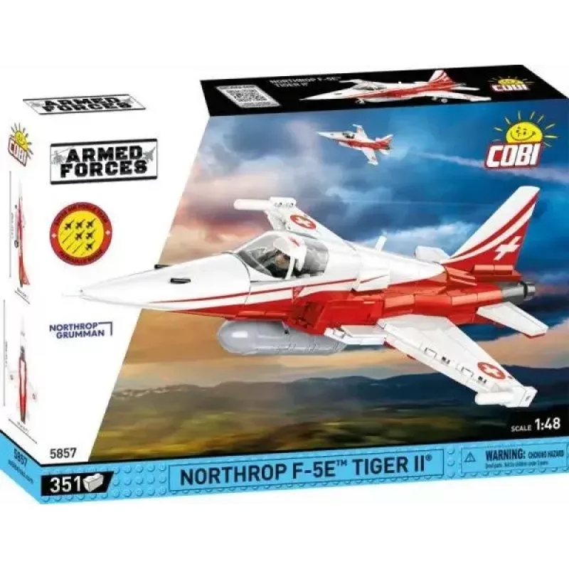 Konstruktionsspielzeug Cobi Northrop F-5E Tiger II Modell 5857 Bausteinset
