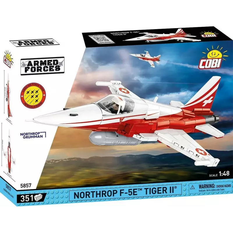 Konstruktionsspielzeug Cobi Northrop F-5E Tiger II Modell 5857 Bausteinset