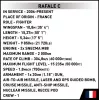 Konstruktionsbausteine-Set Cobi Rafale C 551 Teile Modell COBl-5901