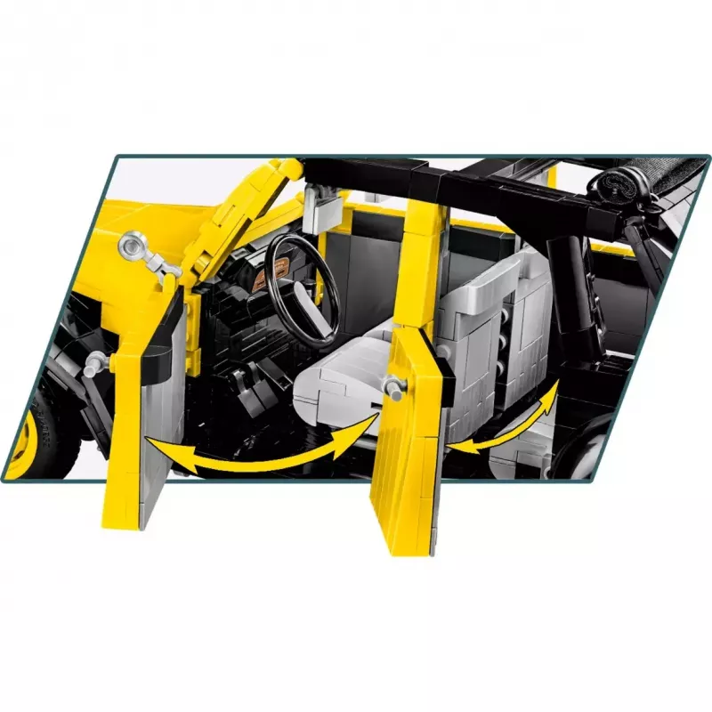 Baukasten Cobi Citroën 2CV Charleston Modell im Maßstab 1:12, Bausatz