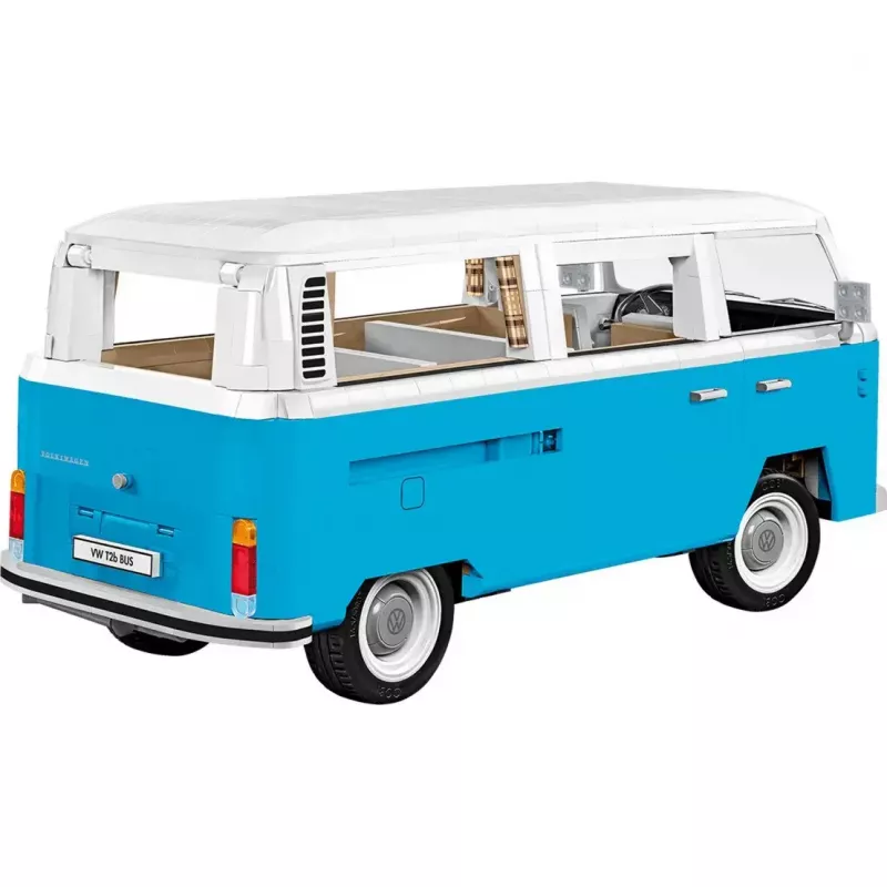 Cobi Bauspielzeug Volkswagen T2b Bus, hellblau/weiß, Maßstab 1:12
