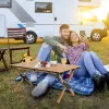 Faltbarer Tisch PROMIS ST90 rollbarer, tragbarer Touristiktisch, einteilige Packung