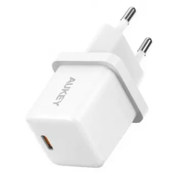 USB-C Mini-Ladegerät Aukey PA-F5 20W PD — Kompaktes 20W PD-Schnellladegerät